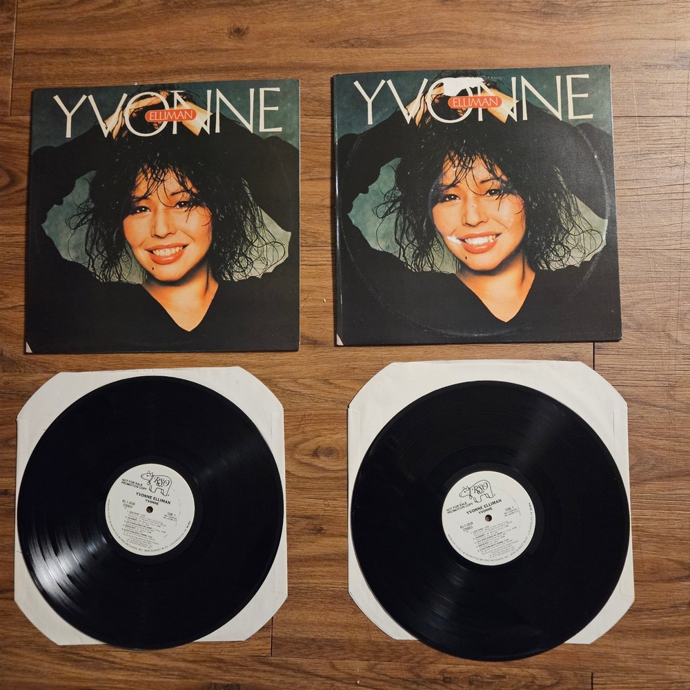 Lot Of 2: Yvonne Elliman – Yvonne 1979 RSO RS-1-3038 Vinyl LP Album Promo VG+